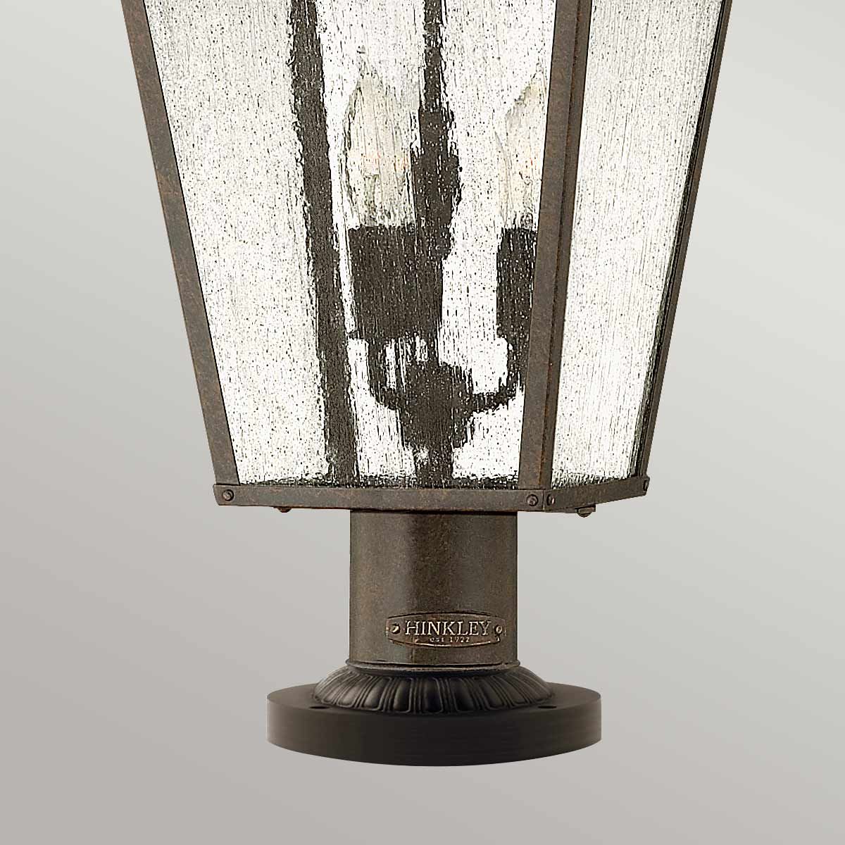 Hinkley Trellis 3 Light Pedestal - Regency Bronze