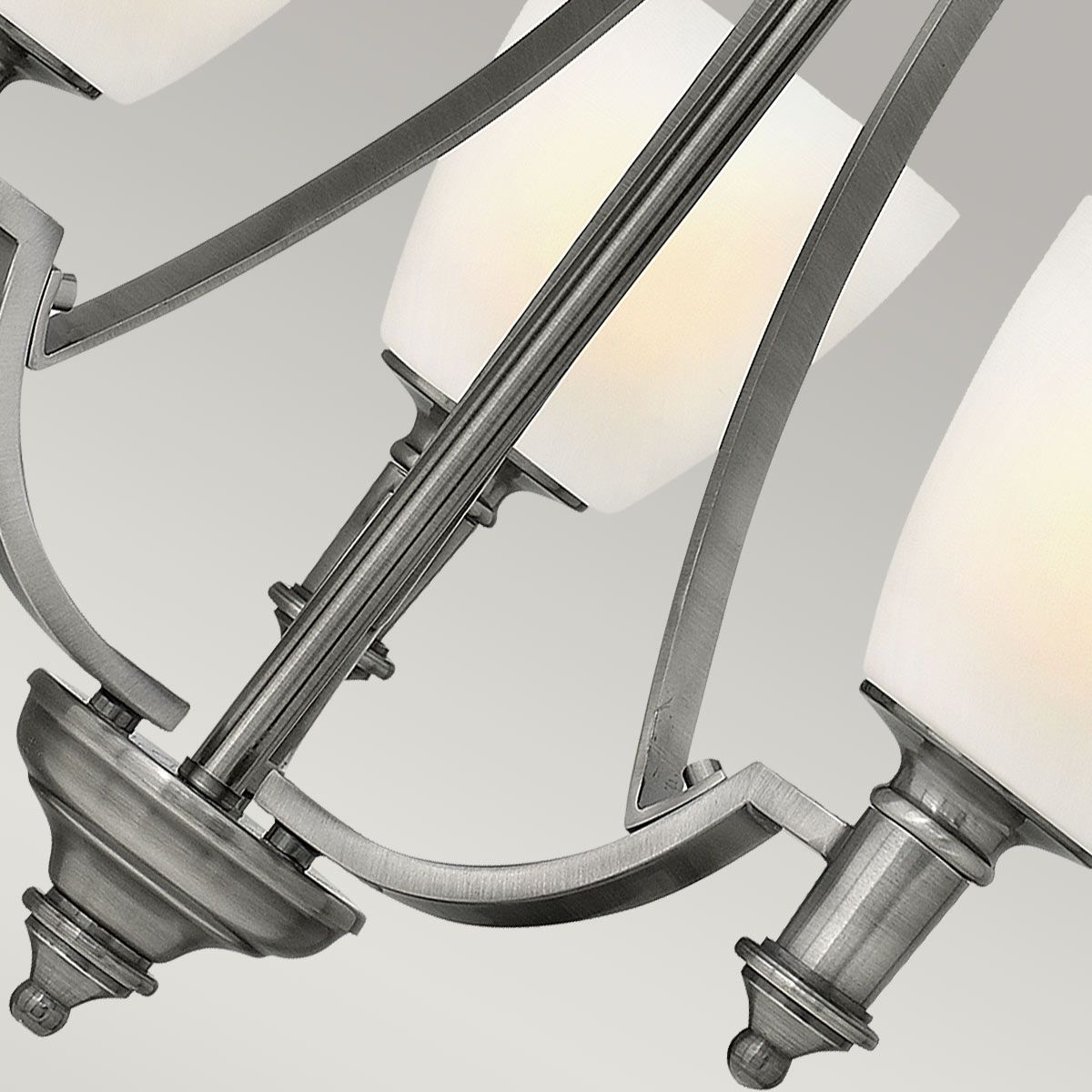 Hinkley Truman 3 Light Chandelier - Antique Nickel