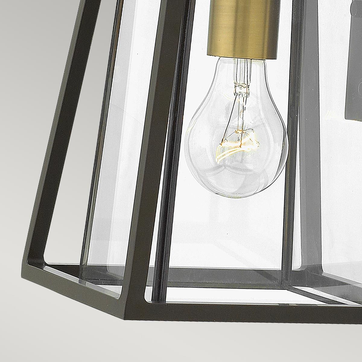 Hinkley Walker Single Small Wall Lantern - Buckeye Bronze