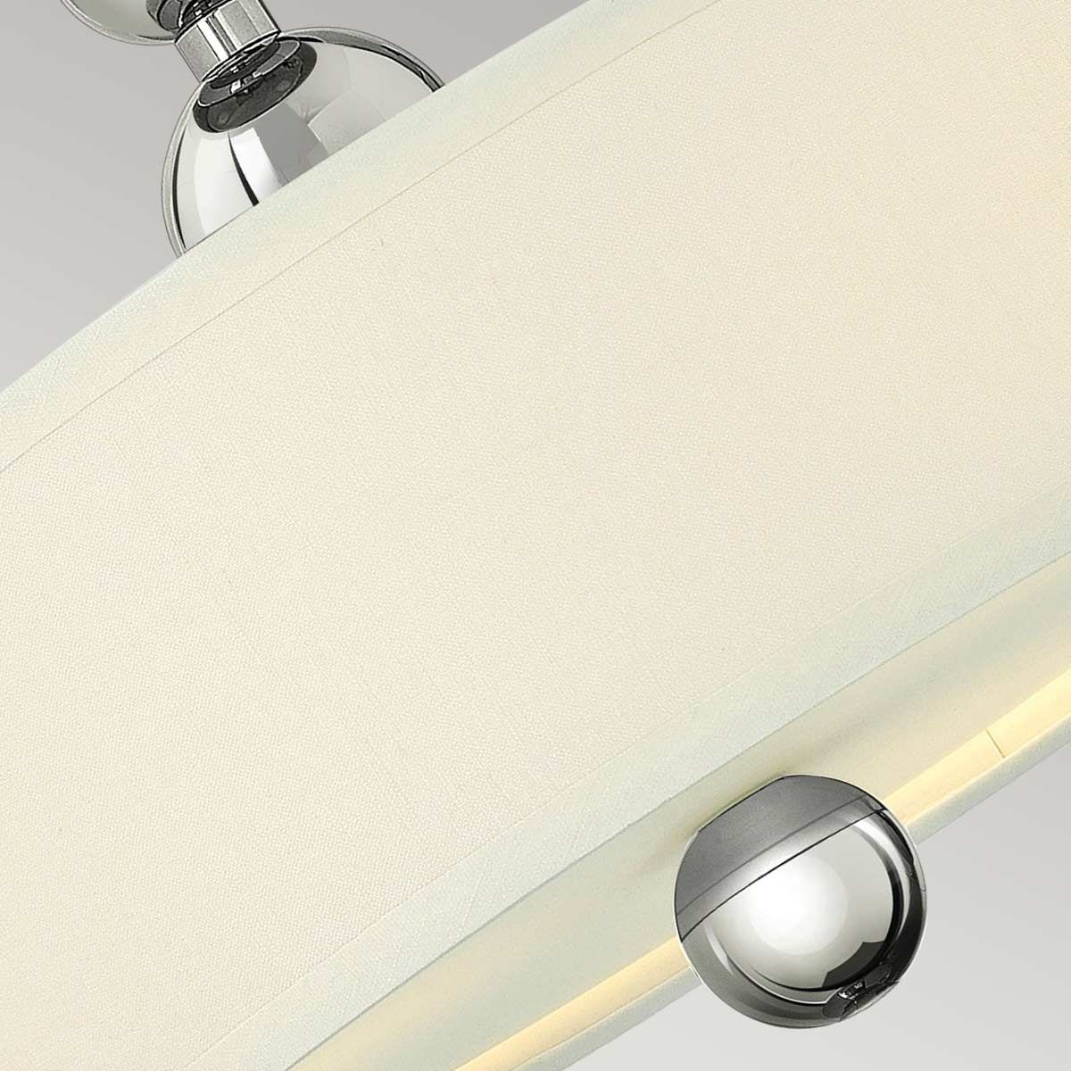 Hinkley Zelda 3 Light Semi-Flush Fitting - Polished Nickel