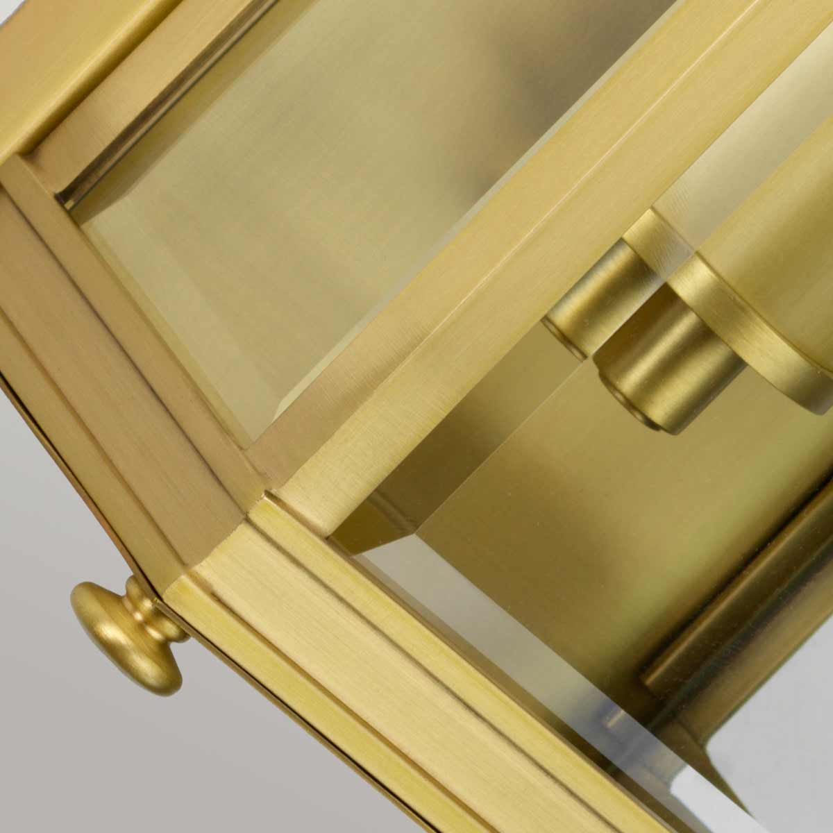 Elstead Holborn Single Small Half Lantern - Brushed Brass
