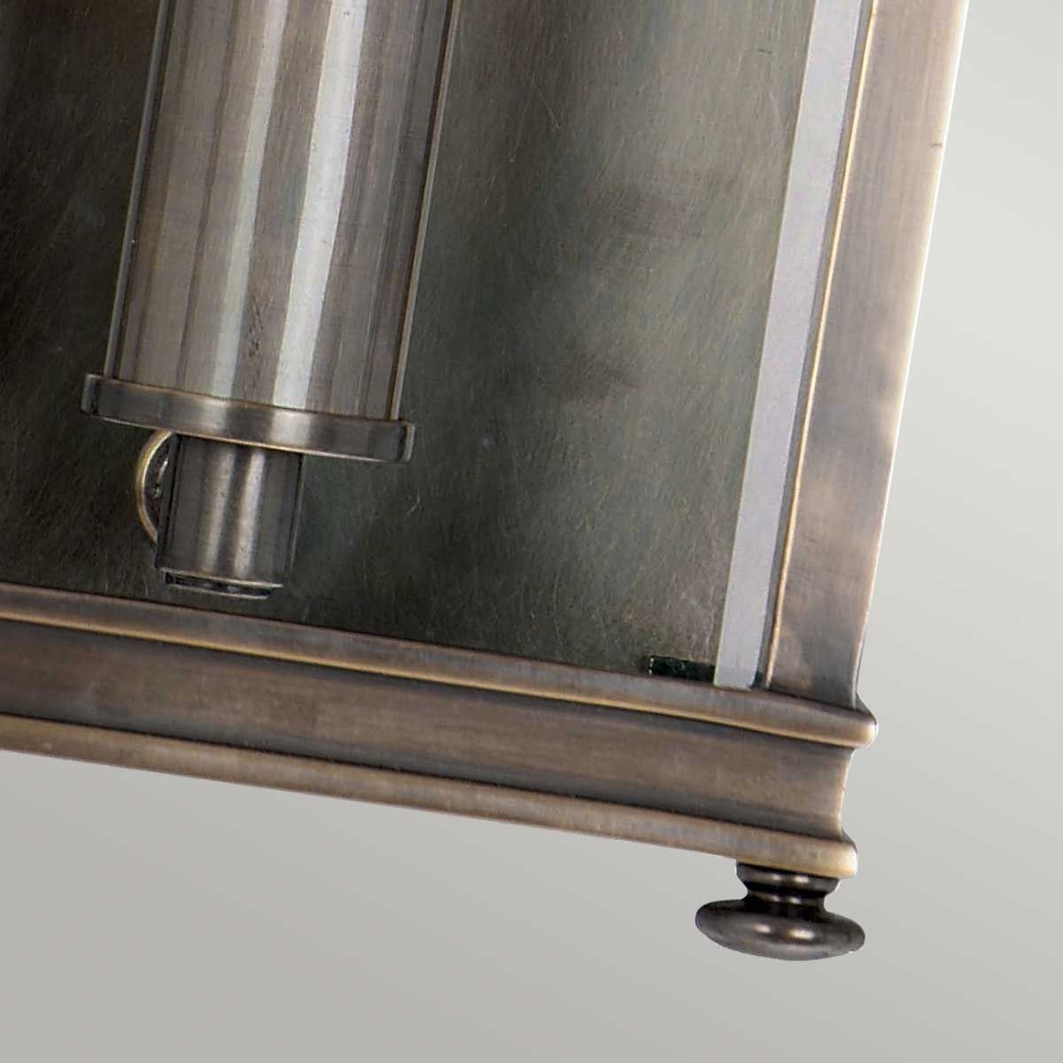 Elstead Holborn Single Small Half Lantern - Dark Bronze