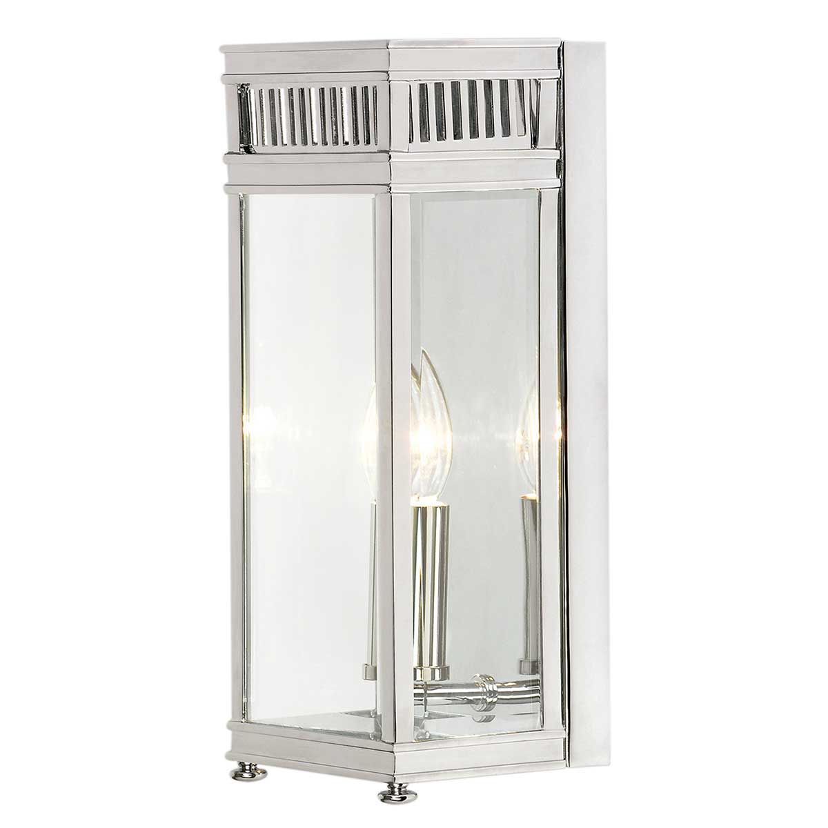 Elstead Holborn Single Small Half Lantern - Polished Chrome