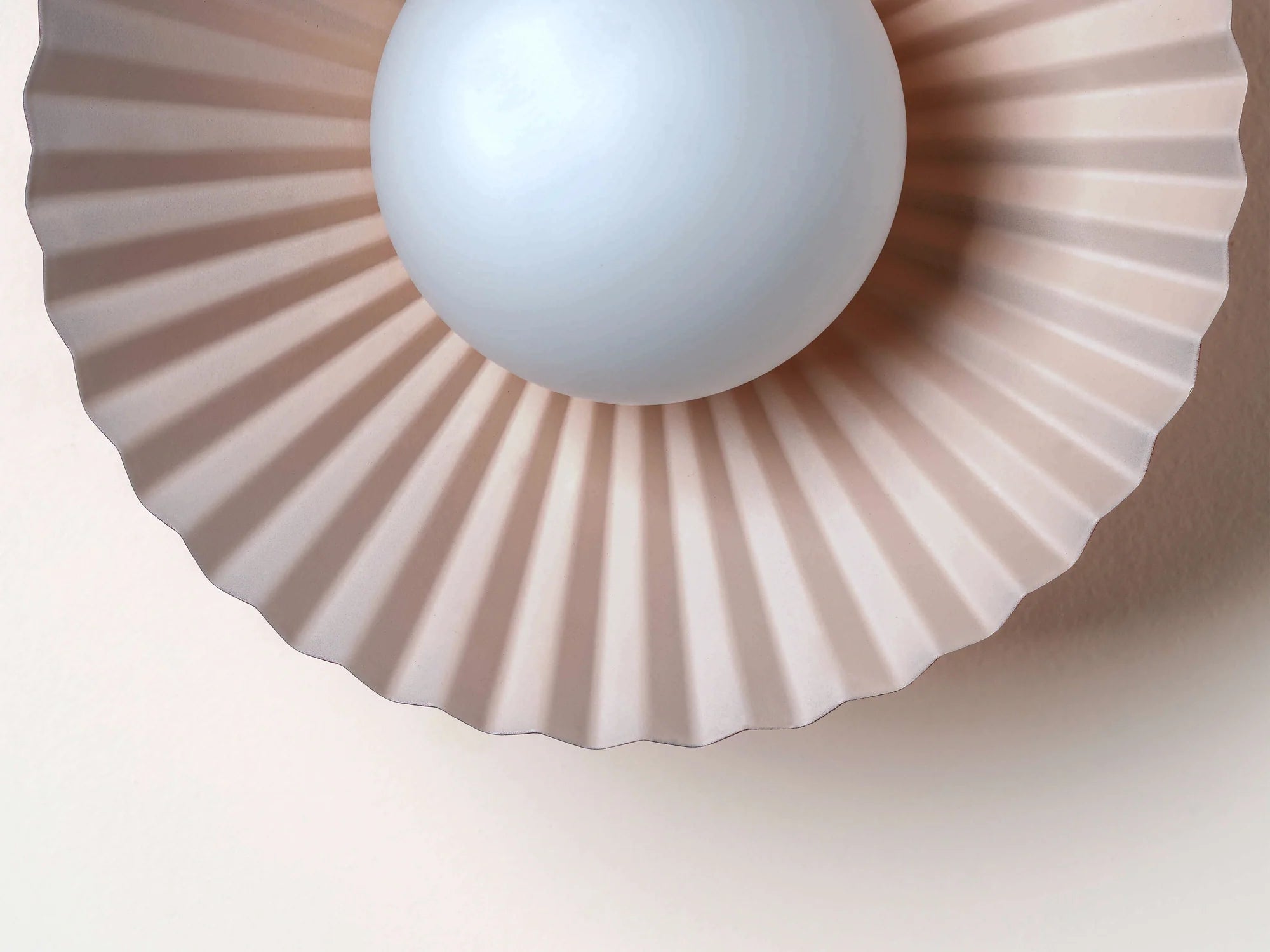 houseof. The Pleat Wall Light - Burgundy & Lilac
