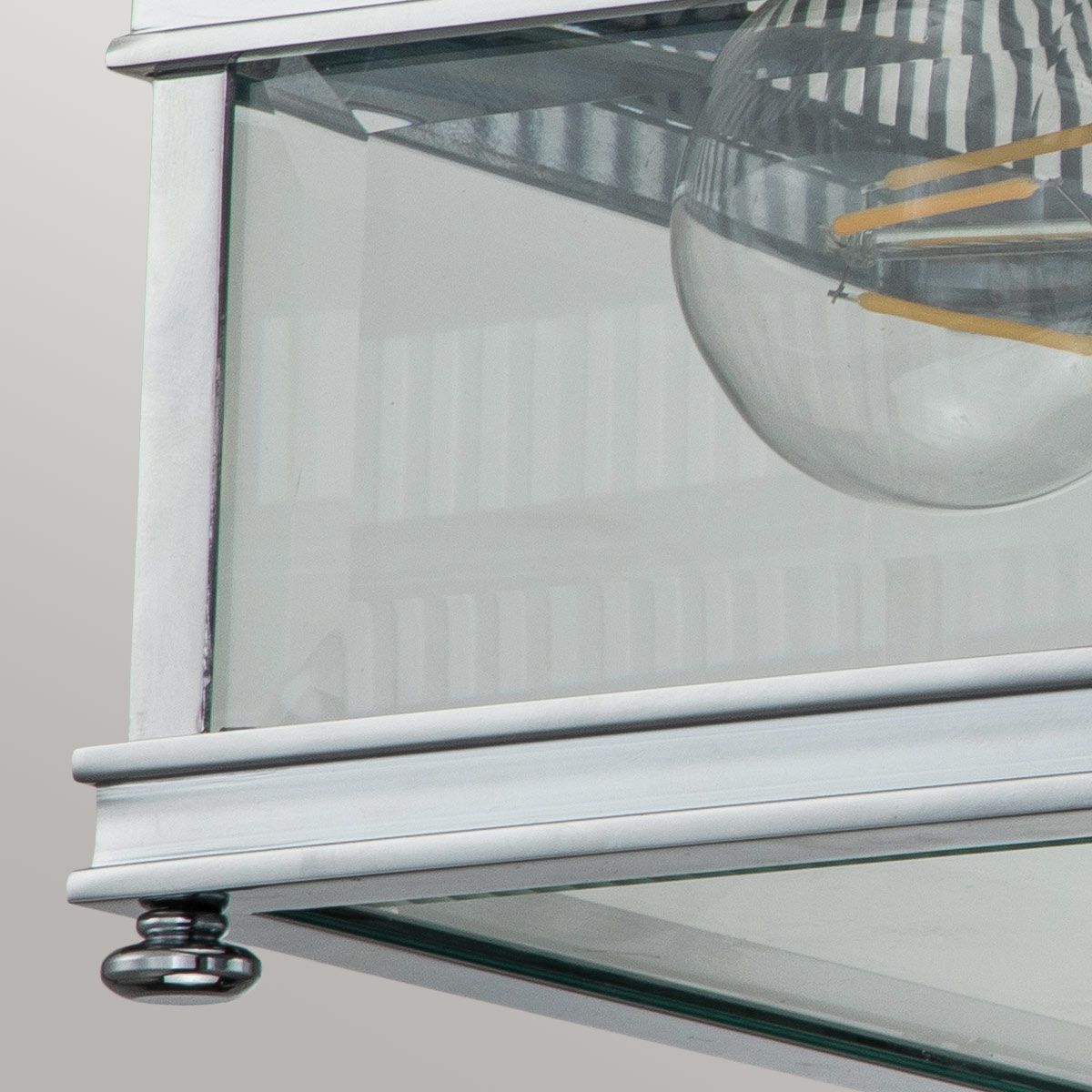 Elstead Holborn 2 Light Flush - Polished Chrome