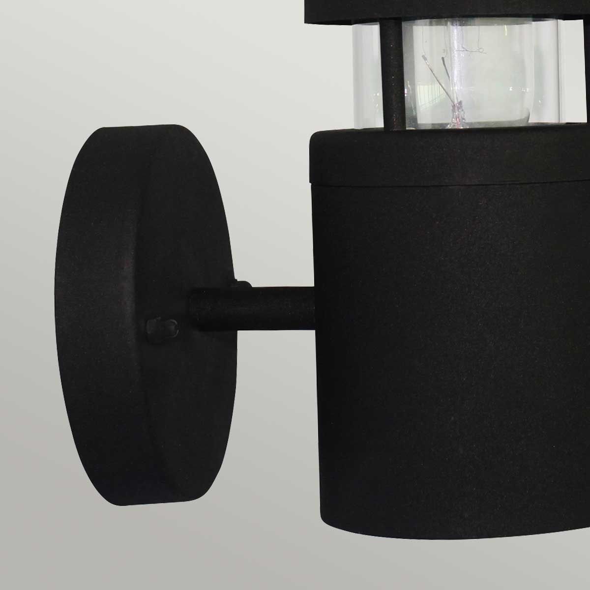 Elstead Hornbaek Single Wall Lantern - Black