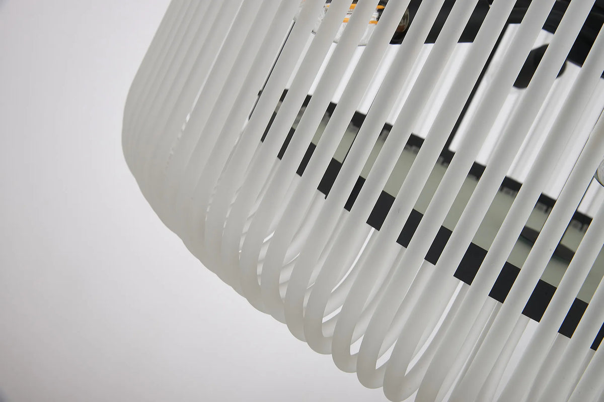Fabula Hutton Round /Semi Pendant Light – Black & Frosted Glass