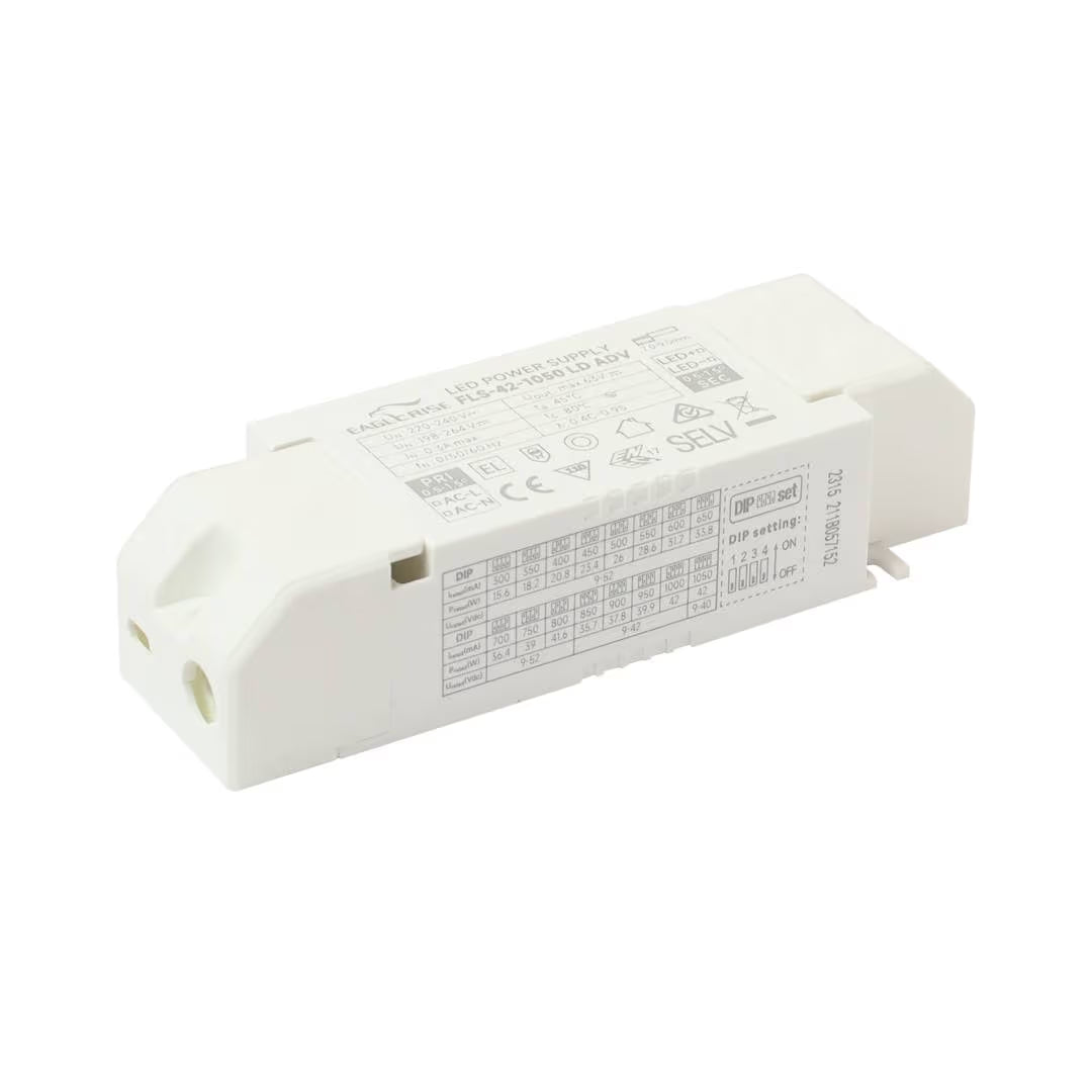 Collingwood DRV3001050 42W CC Driver IP20 350mA-1050mA Dip-Switch