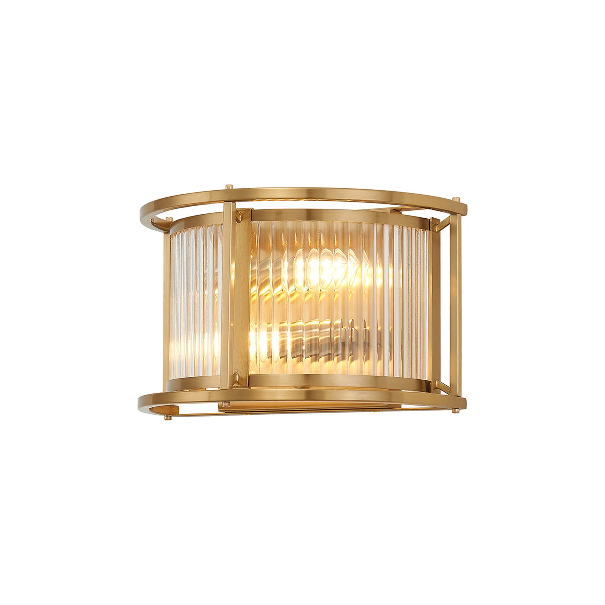 Fabula Jennifer Wall Light – 28 cm – Brass & Clear Glass 28 cm