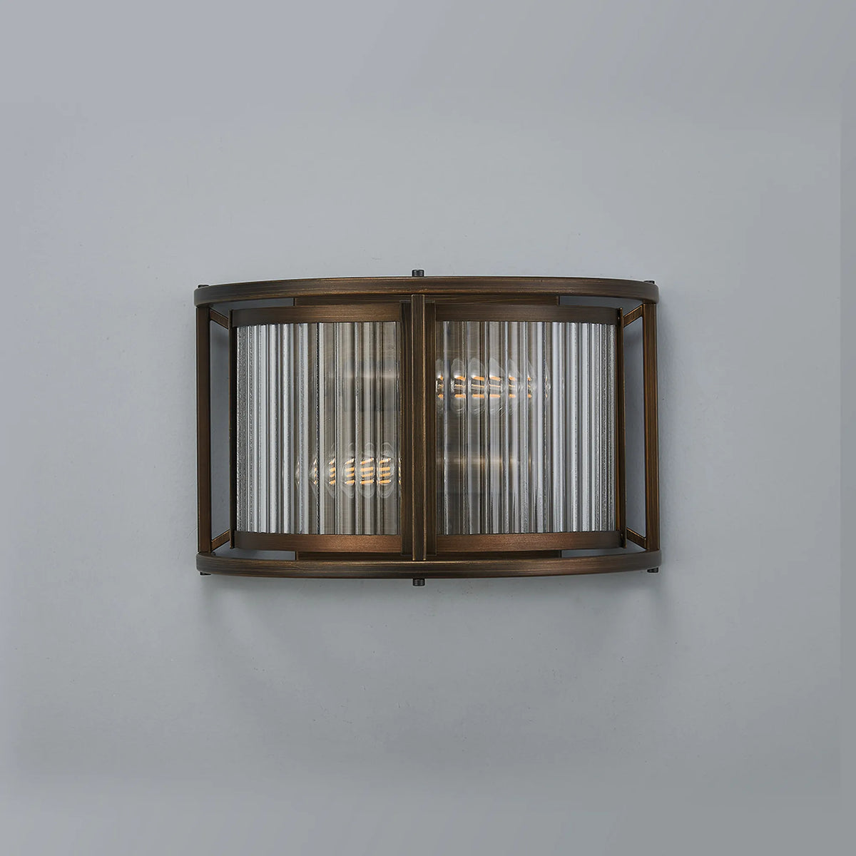 Fabula Jennifer Wall Light – 28 cm – Bronze & Clear Glass
