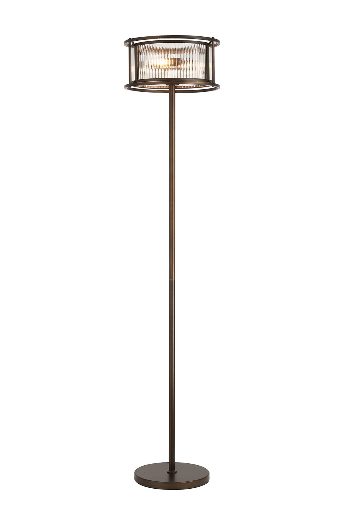 Fabula Jennifer Floor Lamp – 35 cm – Bronze & Clear Glass 35 cm