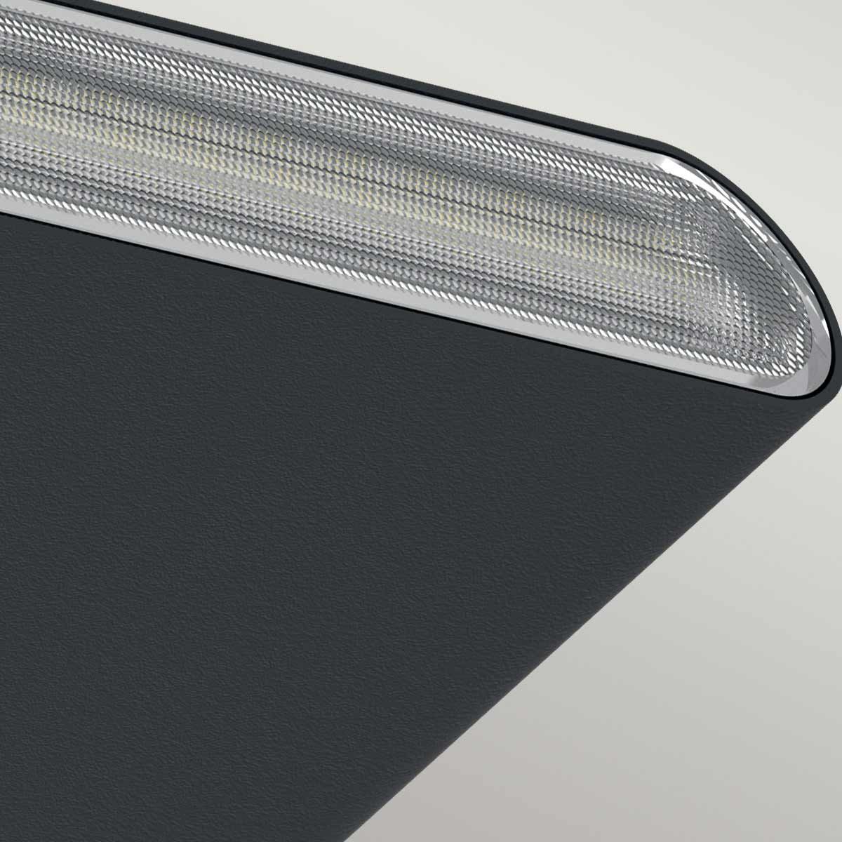 Elstead Jens Medium LED Up & Down Wall Light - Black
