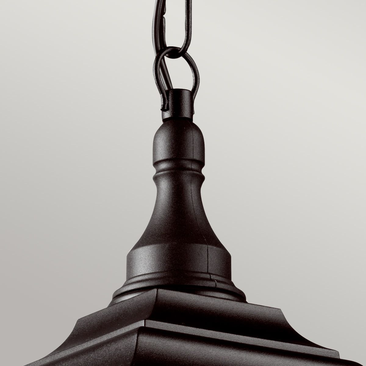Elstead Kerry Single Chain Lantern - Black