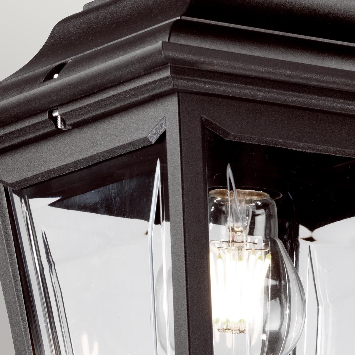 Elstead Kerry Single Chain Lantern - Black