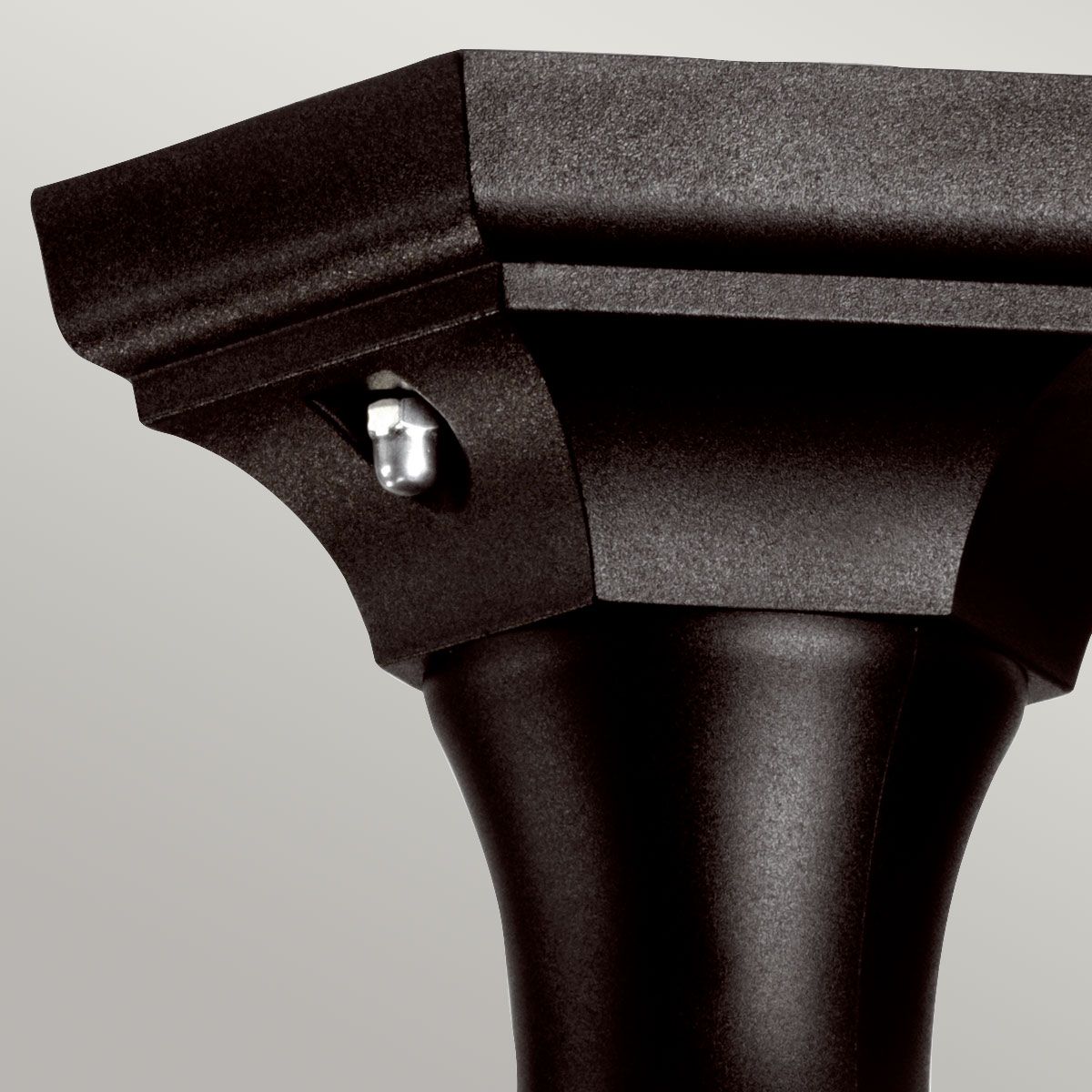 Elstead Kerry Single Pedestal/Porch - Black