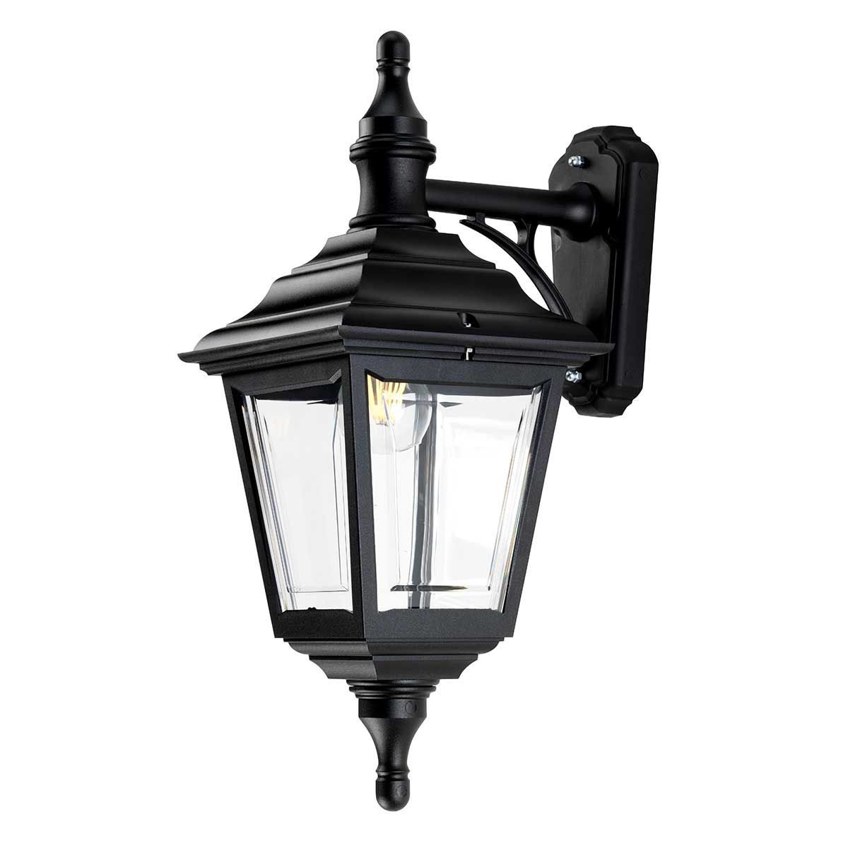 Elstead Kerry Single Wall Lantern - Black