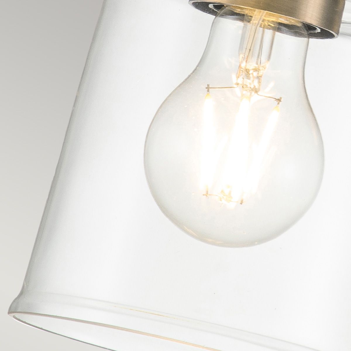 Kichler Aivian Single Wall Light - Weathered Brass