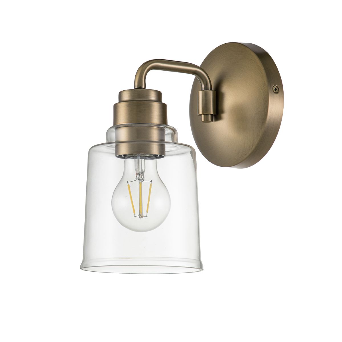 Kichler Aivian Single Wall Light - Weathered Brass