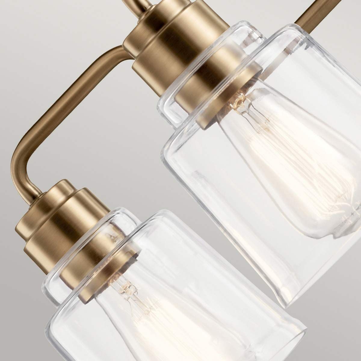 Kichler Aivian 5 Light Chandelier - Weathered Brass
