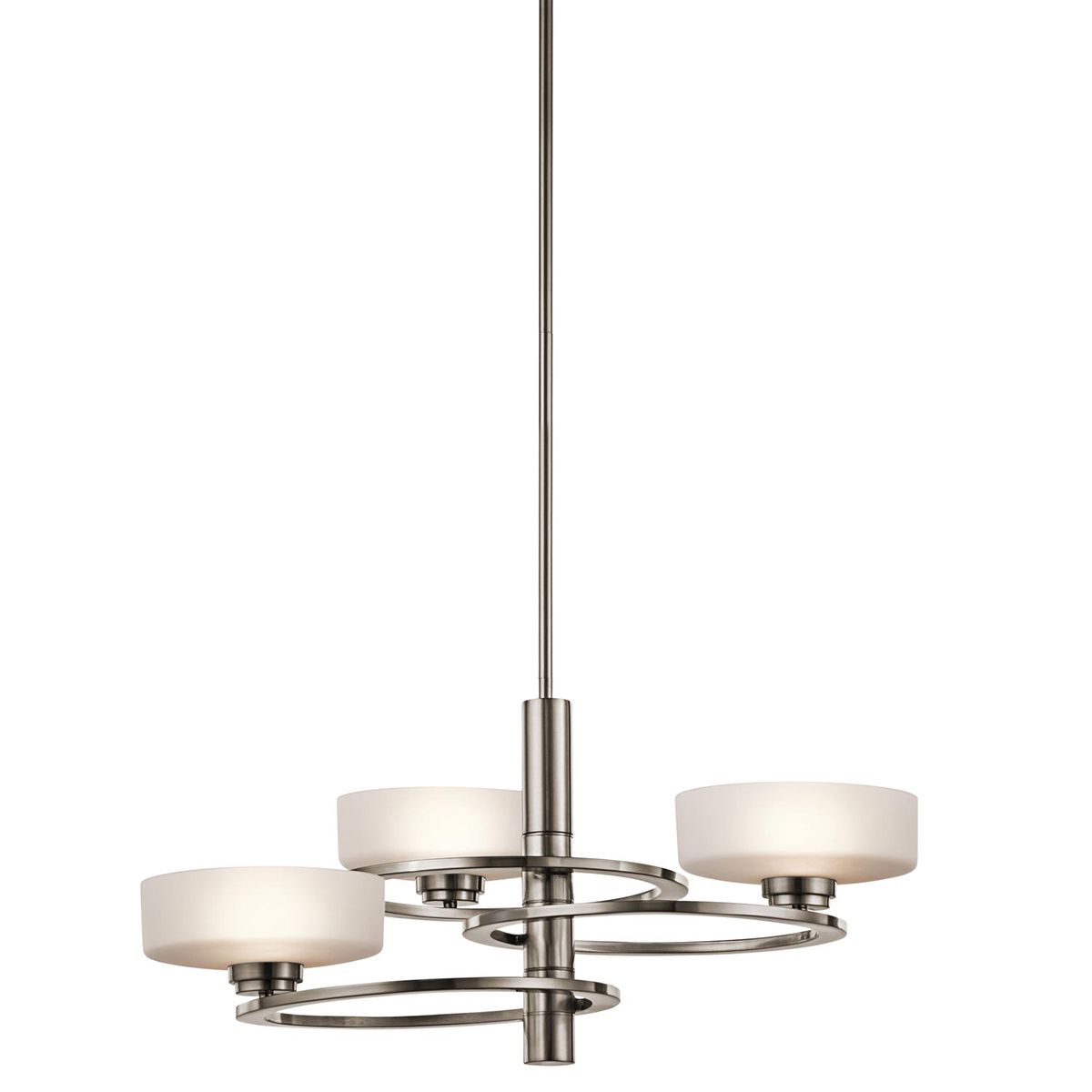Kichler Aleeka 3 Light Chandelier - Classic Pewter