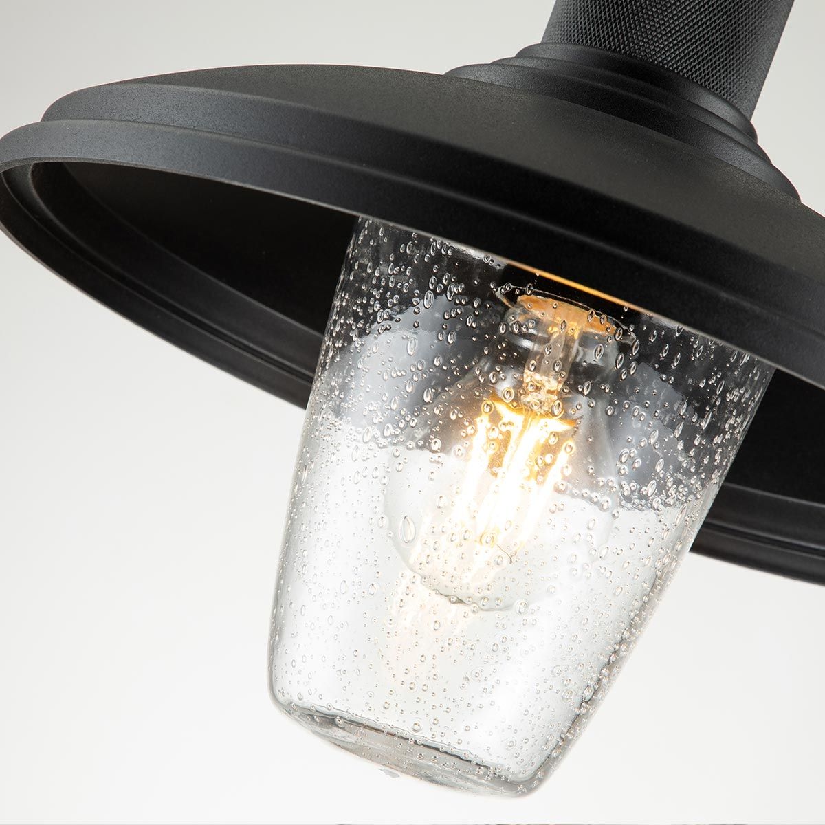 Kichler Allenbury Single Medium Wall Lantern - Textured Black