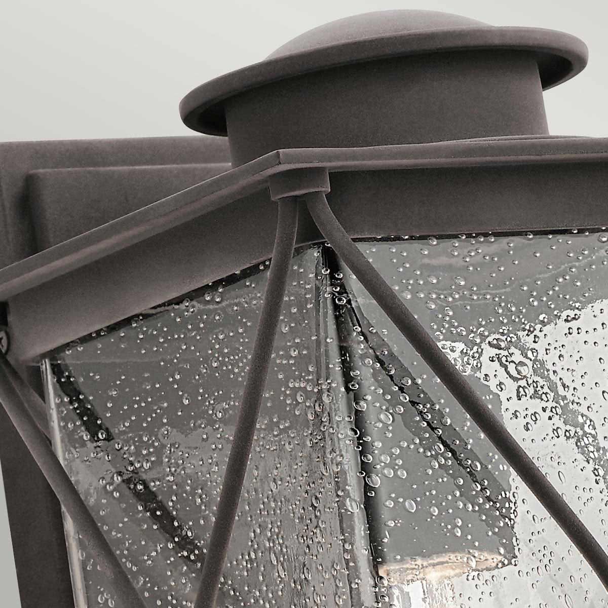 Kichler Argyle Single Medium Outdoor Wall Light - Weathered Zinc