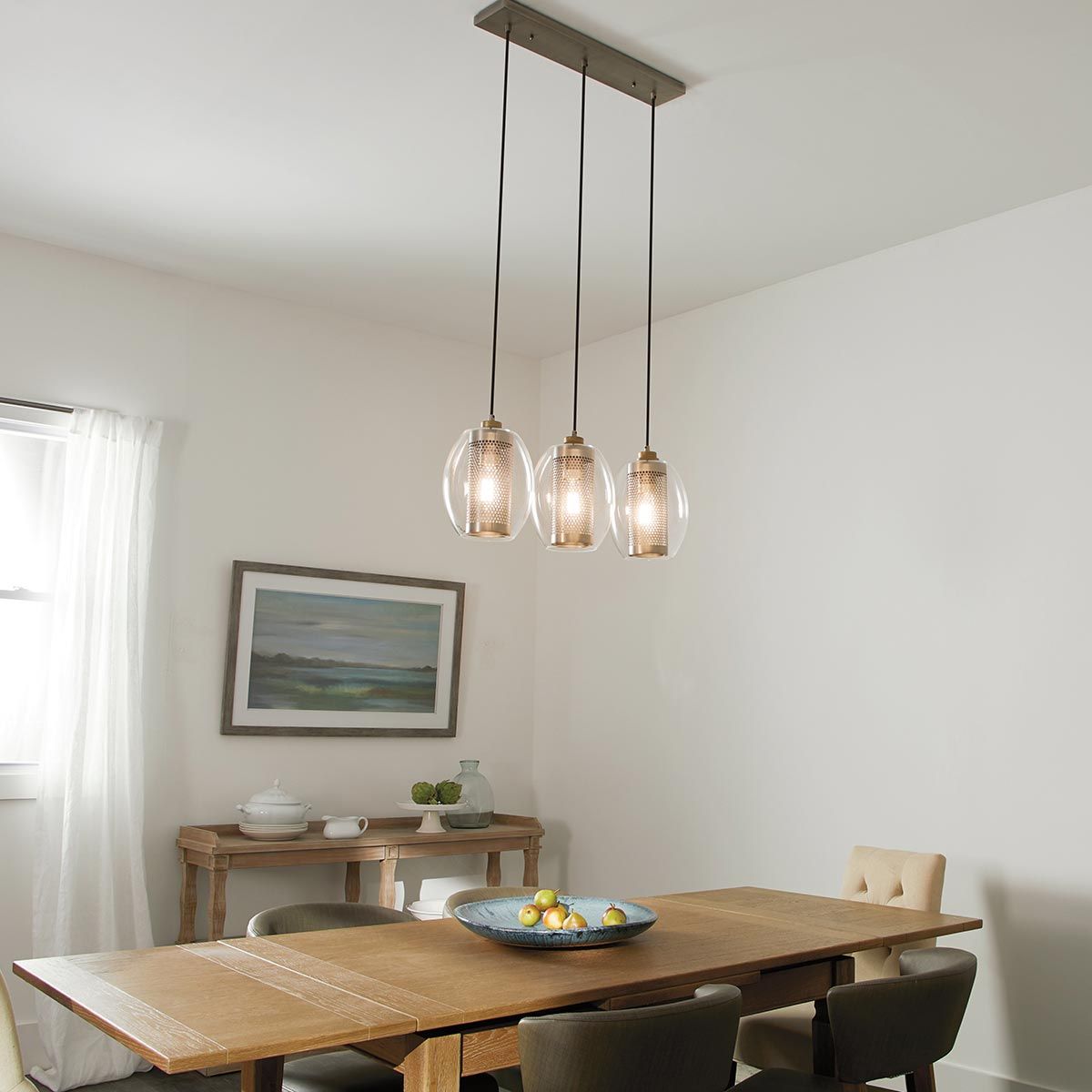 Kichler Asher Single Mini Pendant - Antique Pewter