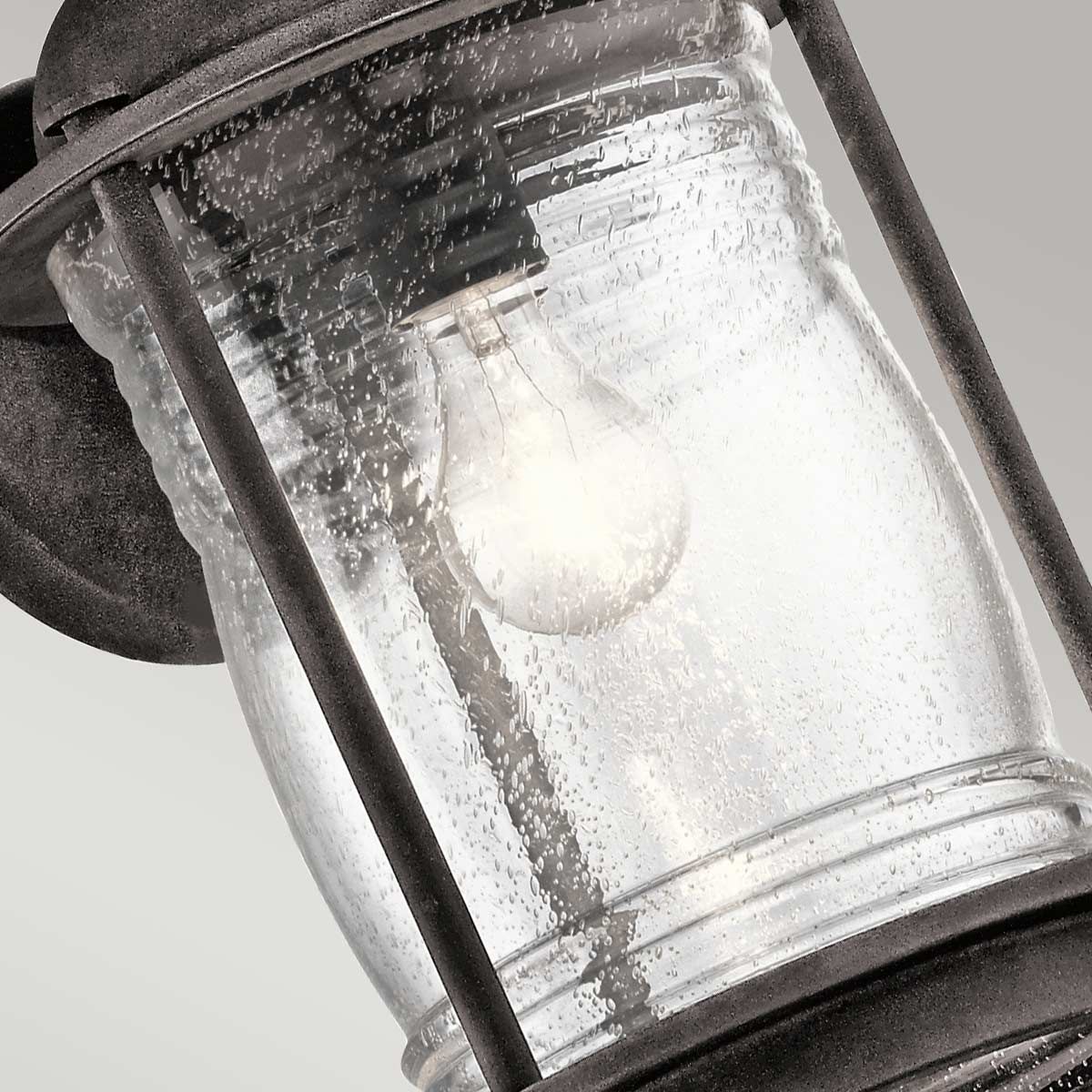 Kichler Ashland Bay Single Large Wall Lantern - Weathered Zinc