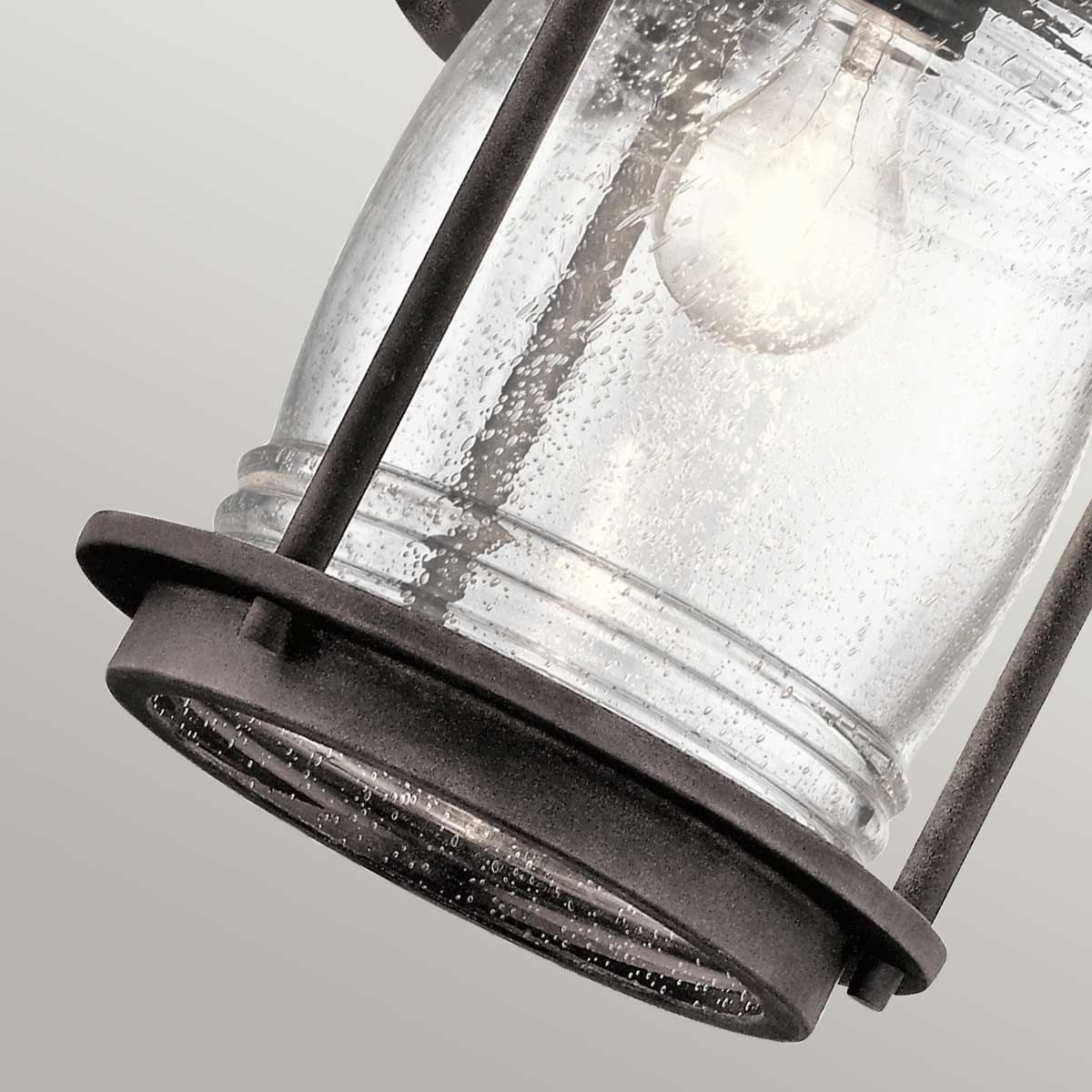 Kichler Ashland Bay Single Large Wall Lantern - Weathered Zinc