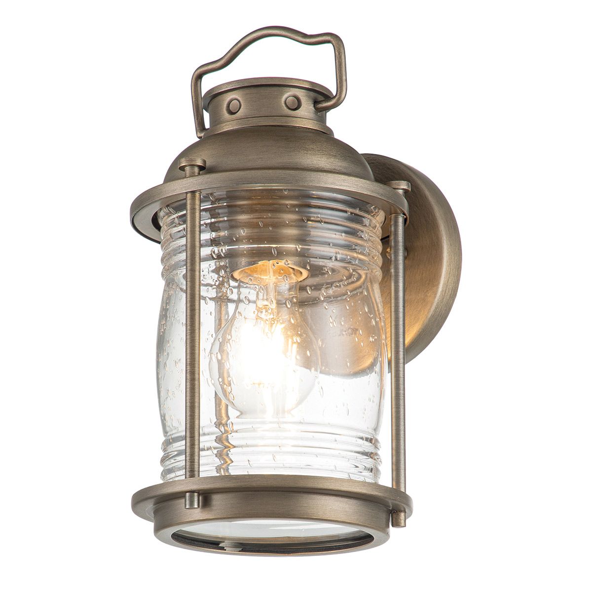 Kichler Ashland Bay Single Small Wall Lantern - Burnished Bronze