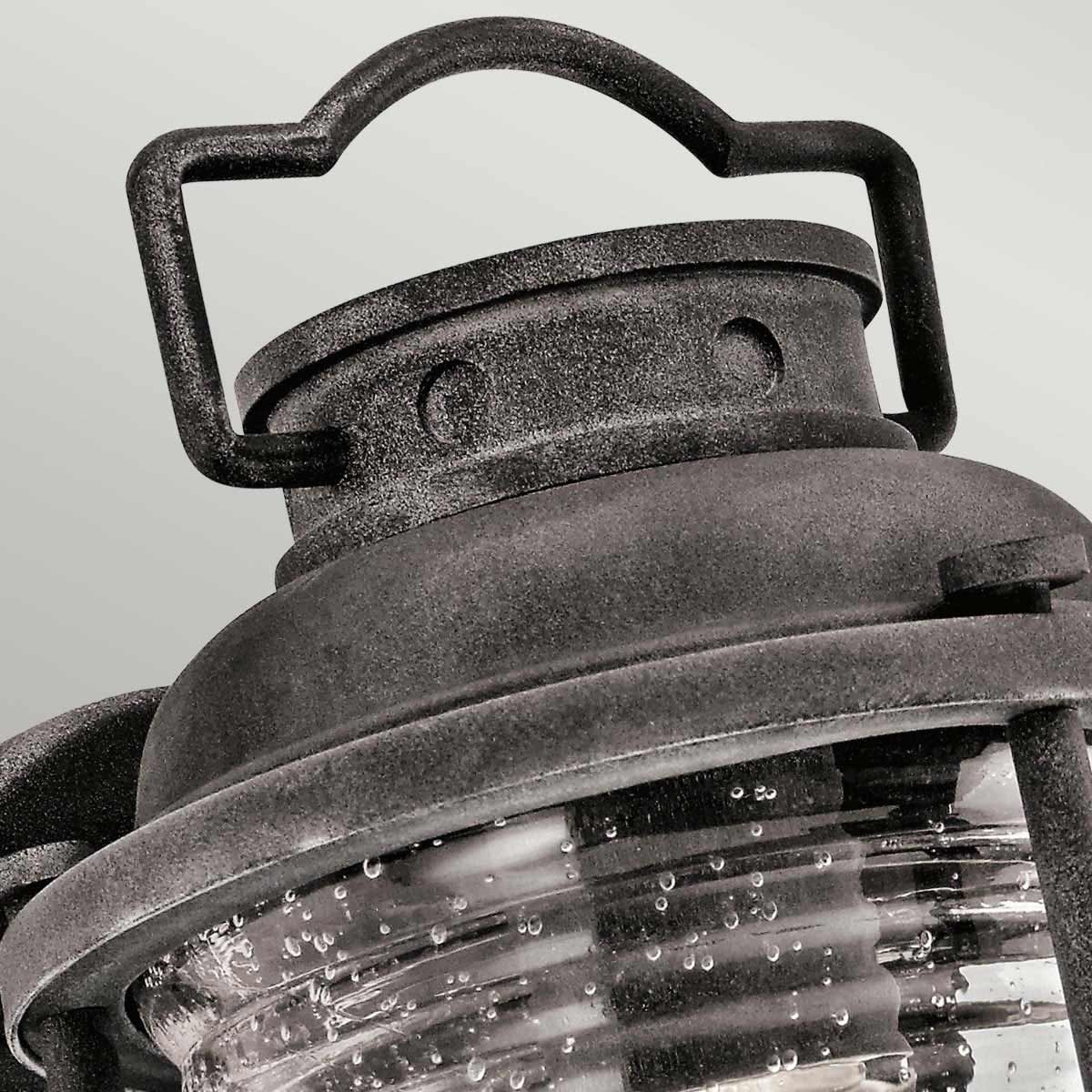 Kichler Ashland Bay Single Small Wall Lantern - Weathered Zinc