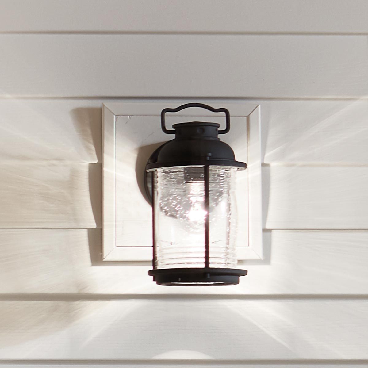 Kichler Ashland Bay Single Small Wall Lantern - Weathered Zinc