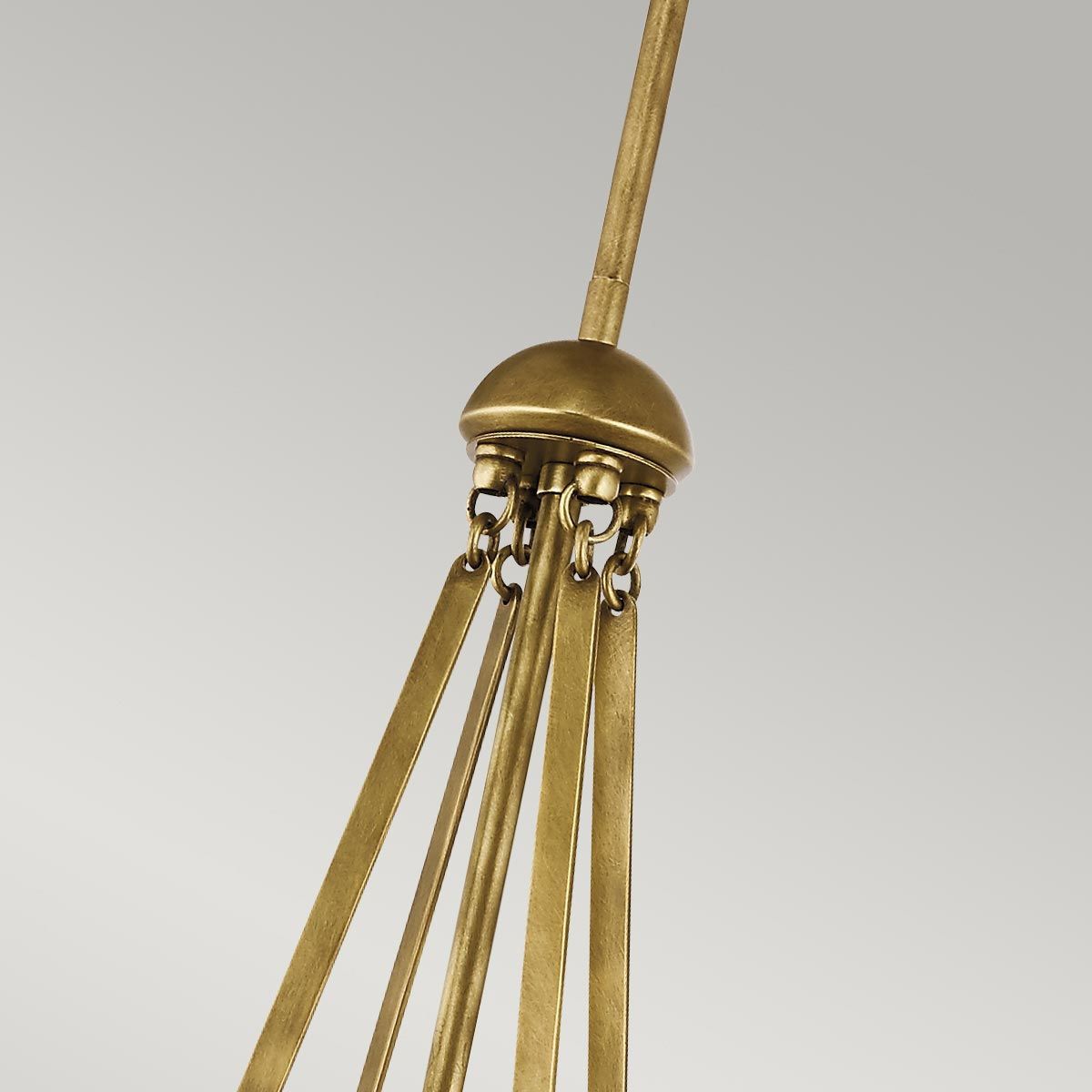 Kichler Aster 3 Light Pendant - Natural Brass