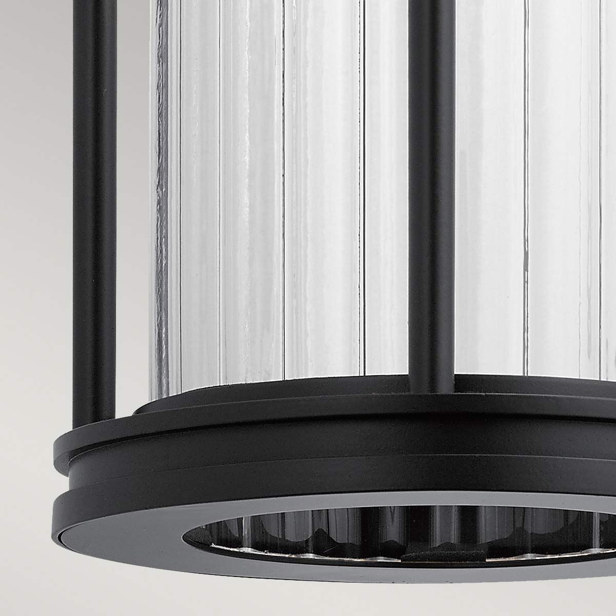 Kichler Barras Single Medium Wall Lantern - Black
