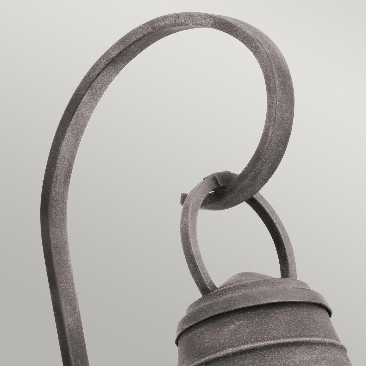 Kichler Bridge Point Single Large Wall Lantern - Weathered Zinc