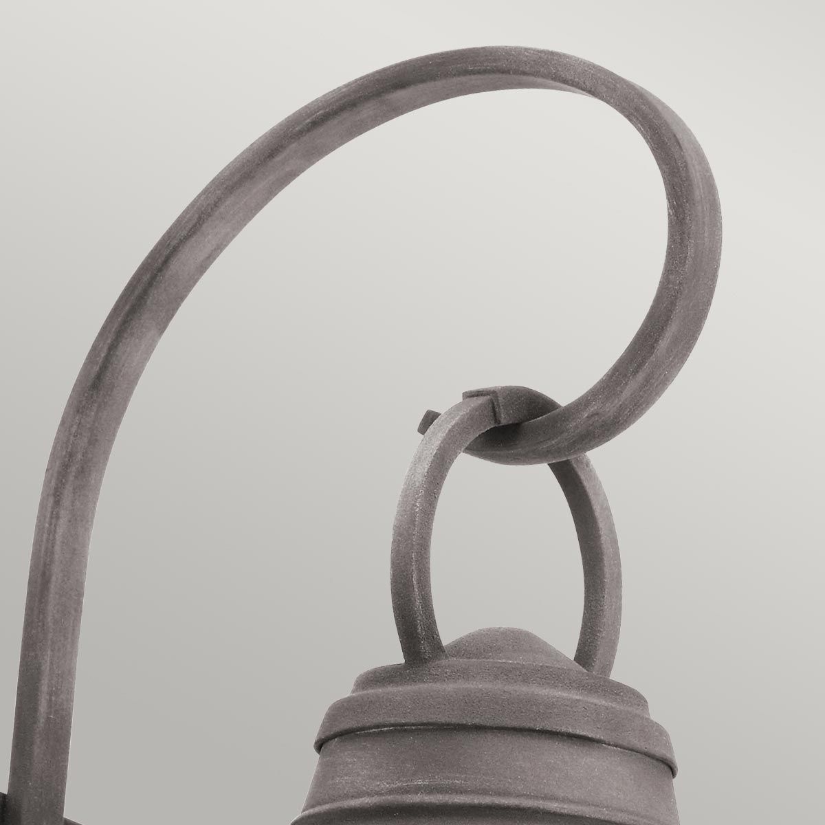 Kichler Bridge Point Single Medium Wall Lantern - Weathered Zinc