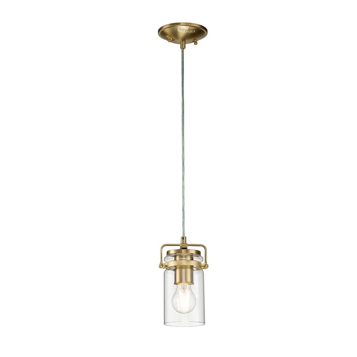 Kichler Brinley Single Mini Pendant - Brushed Brass