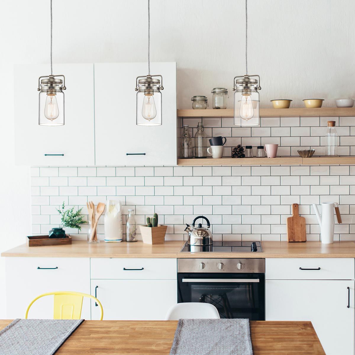 Kichler Brinley Single Mini Pendant - Brushed Nickel