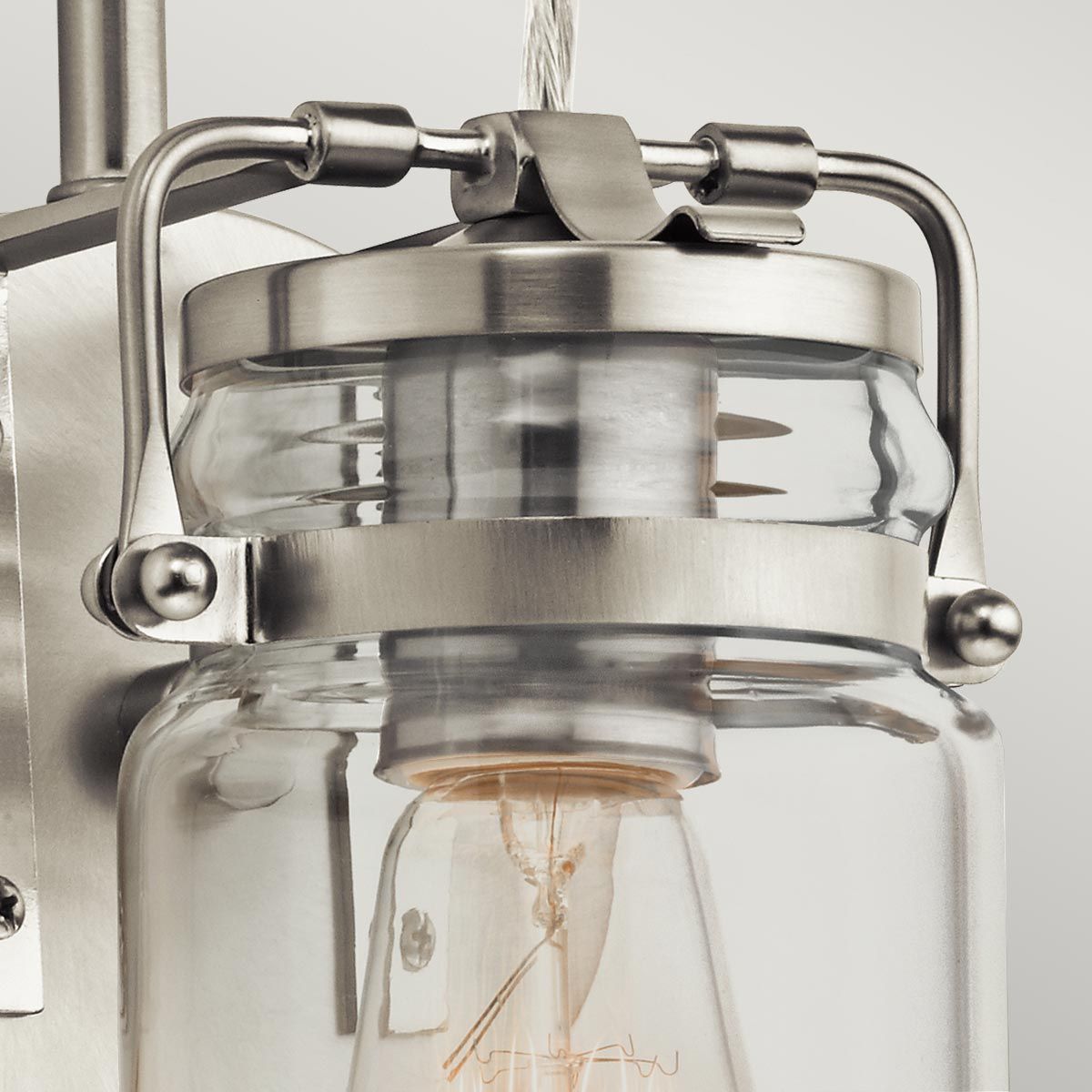 Kichler Brinley Single Wall Light - Brushed Nickel
