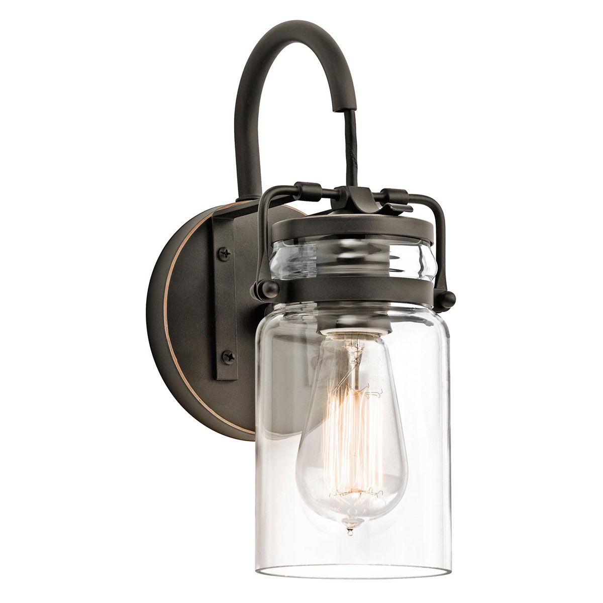 Kichler Brinley Single Wall Light - Olde Bronze
