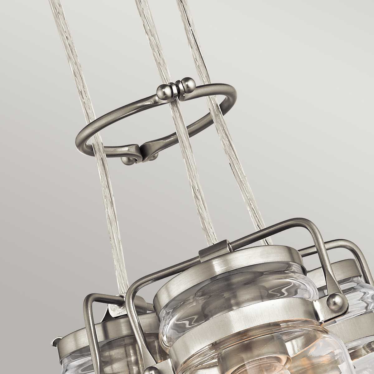 Kichler Brinley 3 Light Pendant - Brushed Nickel