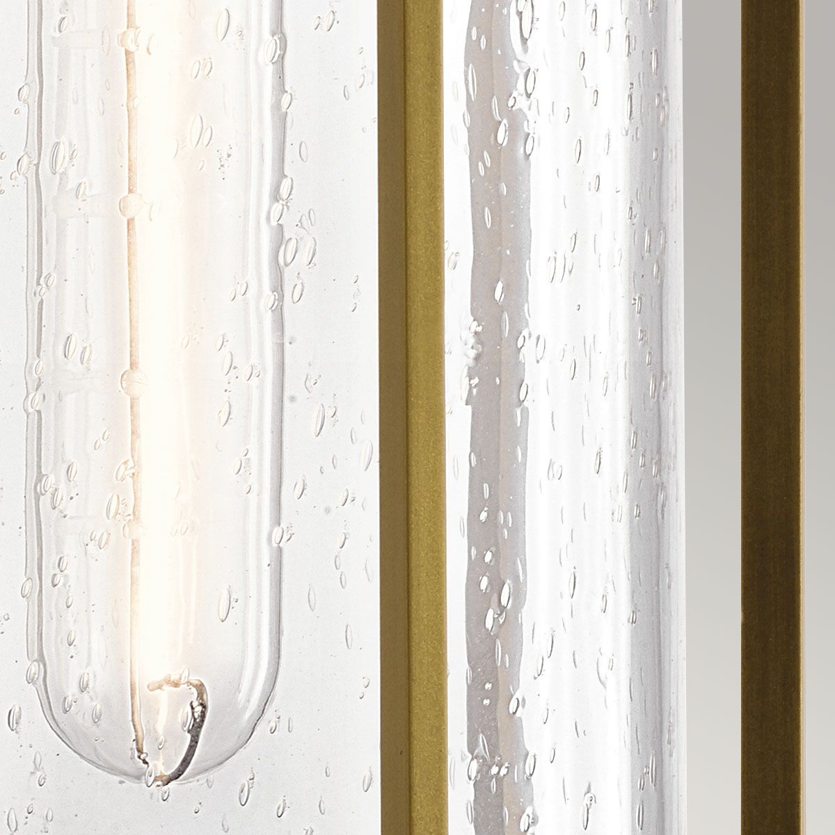 Kichler Camillo 1 Light Medium Wall Lantern - Painted Natural Brass
