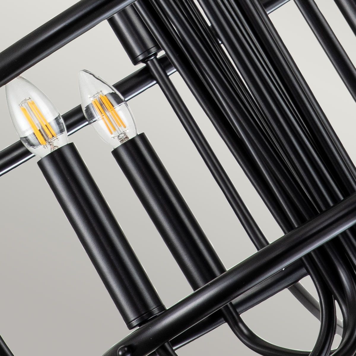 Kichler Capitol Hill 12 Light Chandelier - Black