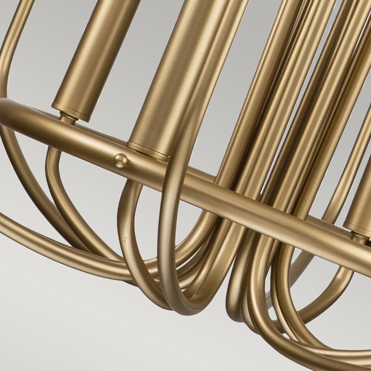 Kichler Capitol Hill 12 Light Chandelier - Painted Natural Brass