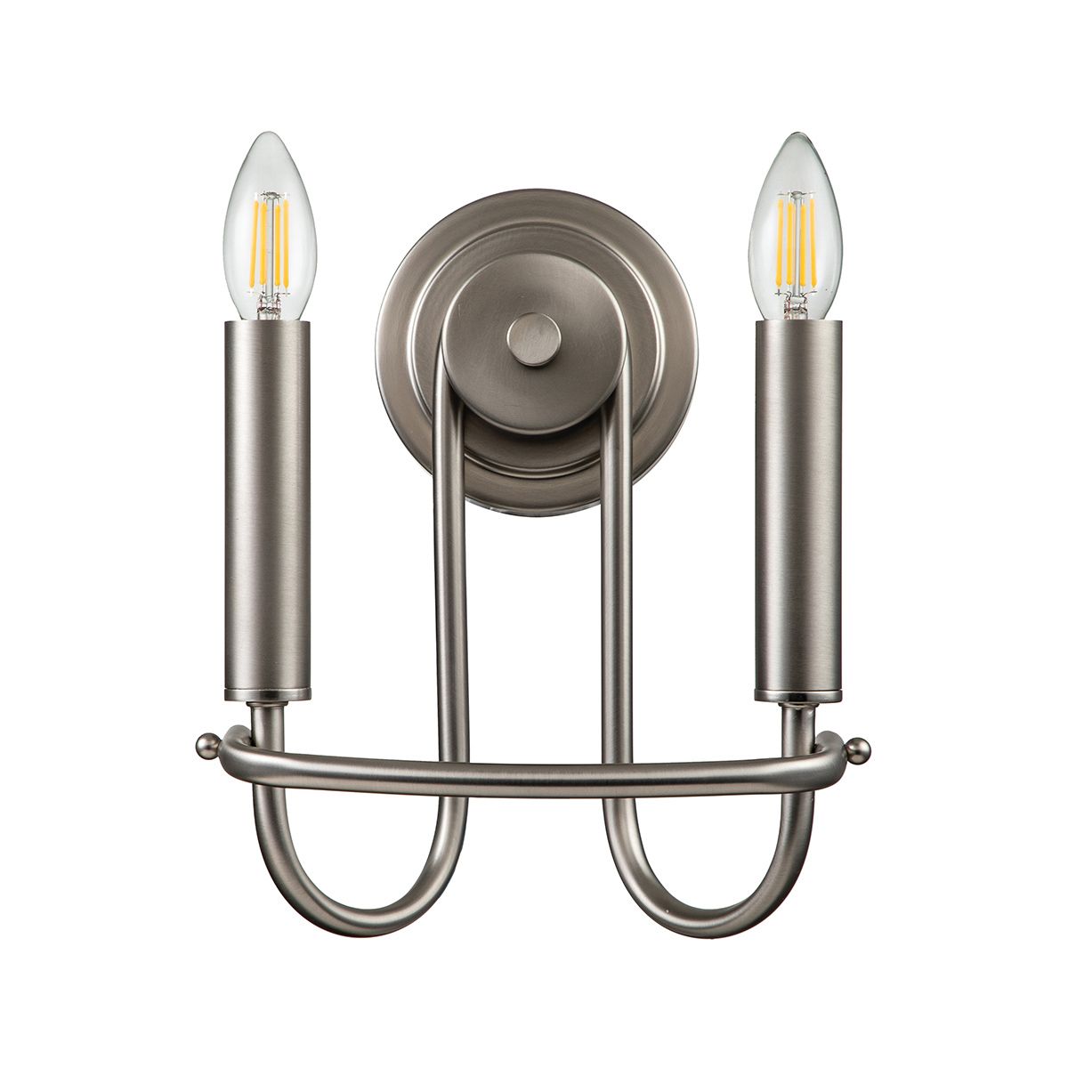 Kichler Capitol Hill 2 Light Wall Light - Brushed Nickel