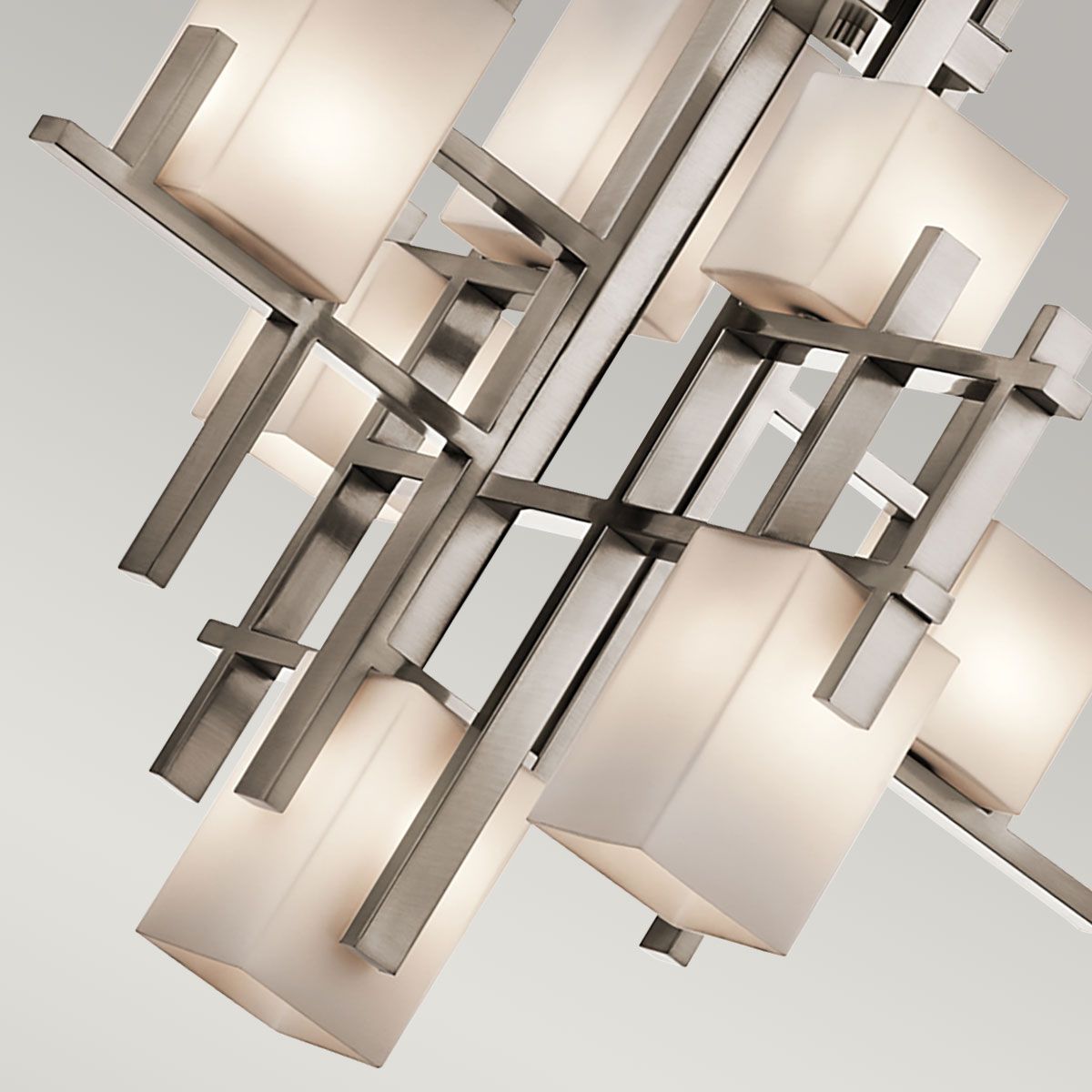 Kichler City Lights 7 Light Chandelier - Classic Pewter