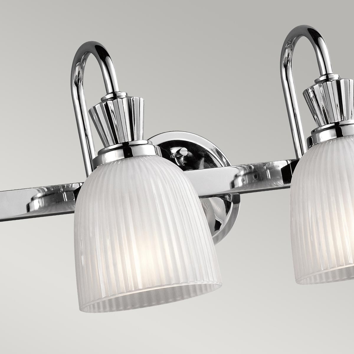 Kichler Cora 4 Light Bathroom Wall Light - Polished Chrome