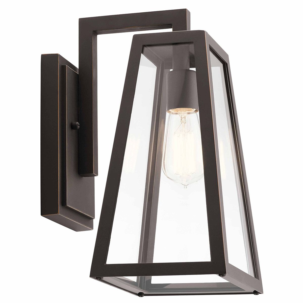 Kichler Delison Single Medium Wall Lantern - Rubbed Bronze