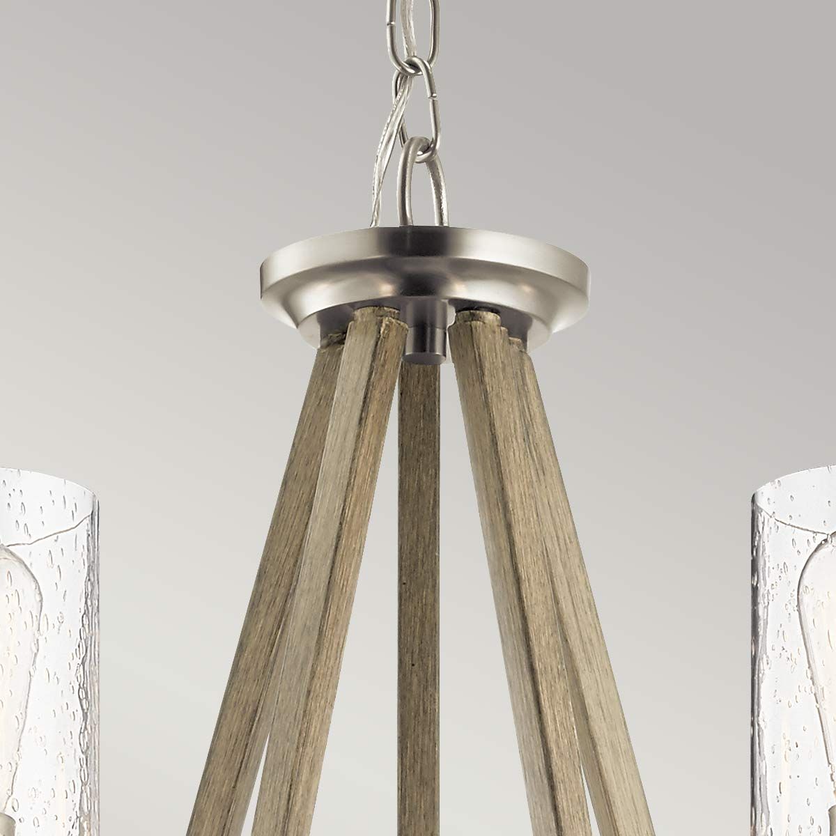 Kichler Deryn 5 Light Chandelier - Distressed Antique Grey