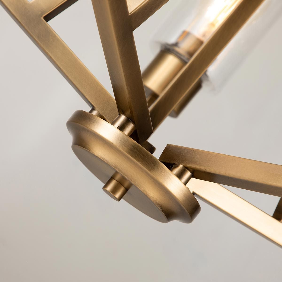 Kichler Deryn 5 Light Chandelier - Natural Brass